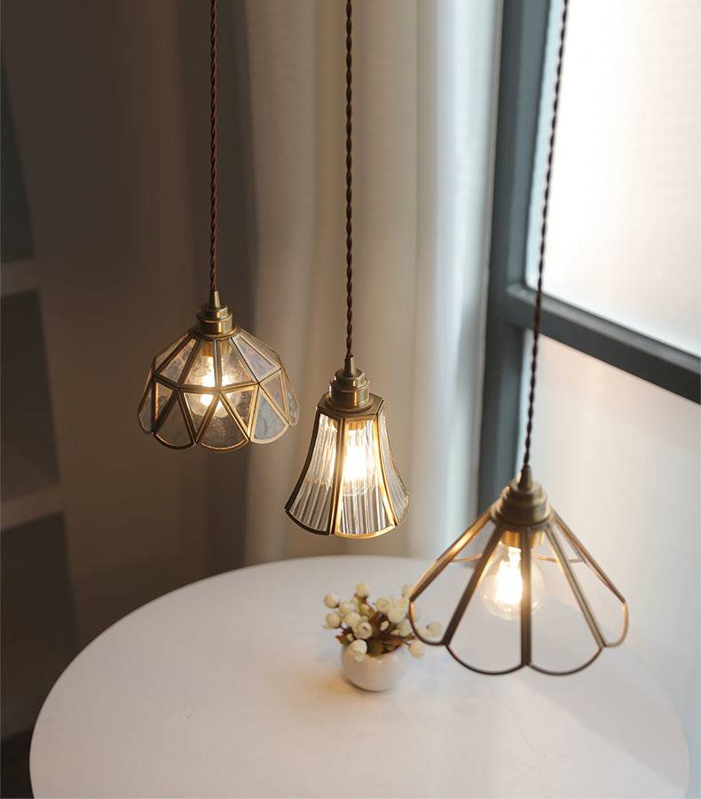 LustreVerre - Brass Hanging Lamp