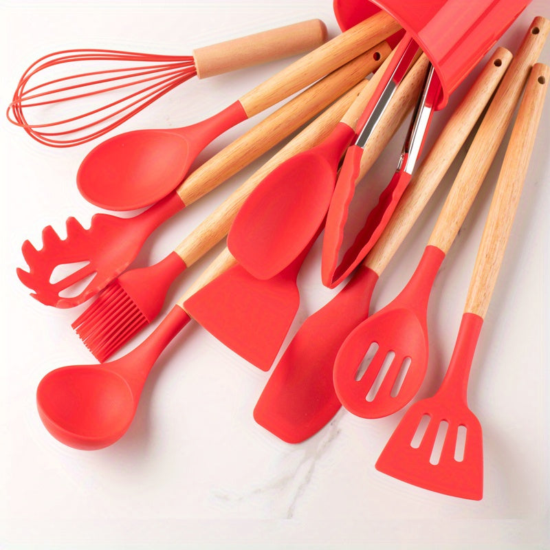 SilicoWare – 12-Piece Silicone Kitchen Utensil Set