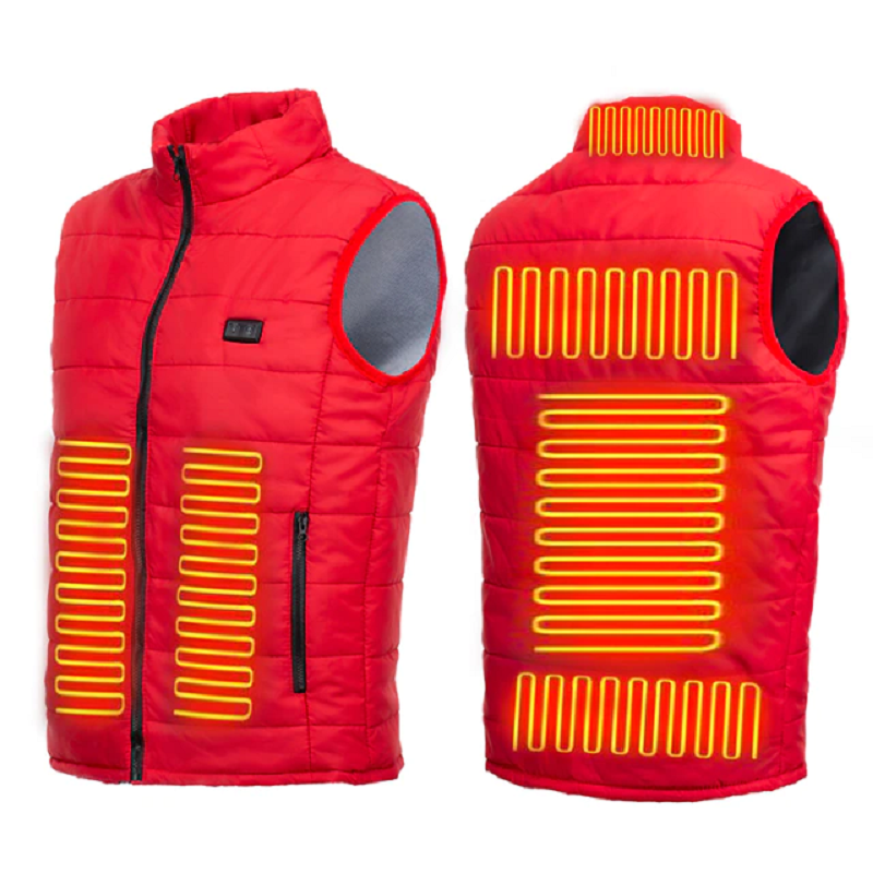 9 Zonen beheizte Weste Thermo-Winterjacke