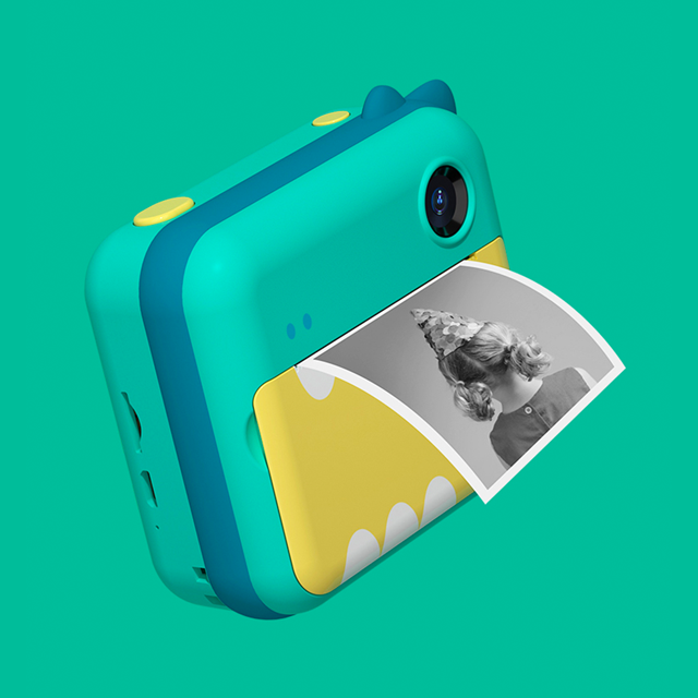 Fotocamera HD con stampa istantanea per bambini