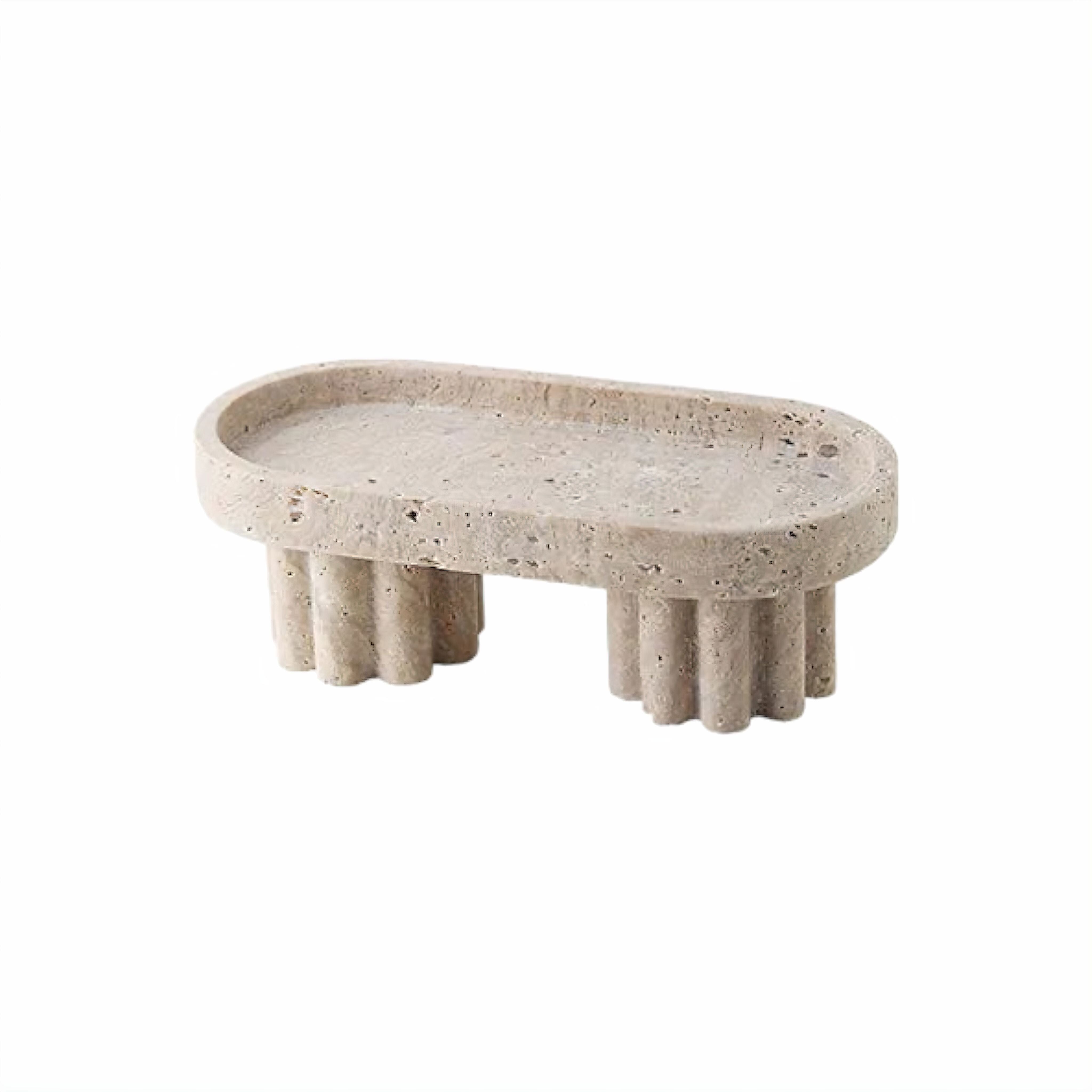 Carlotta Travertine Tray