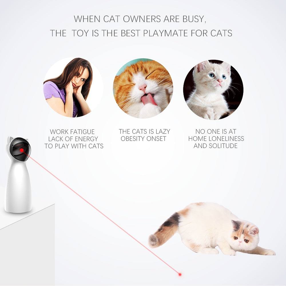 Laser Pounce: Automatic Interactive Cat Toy