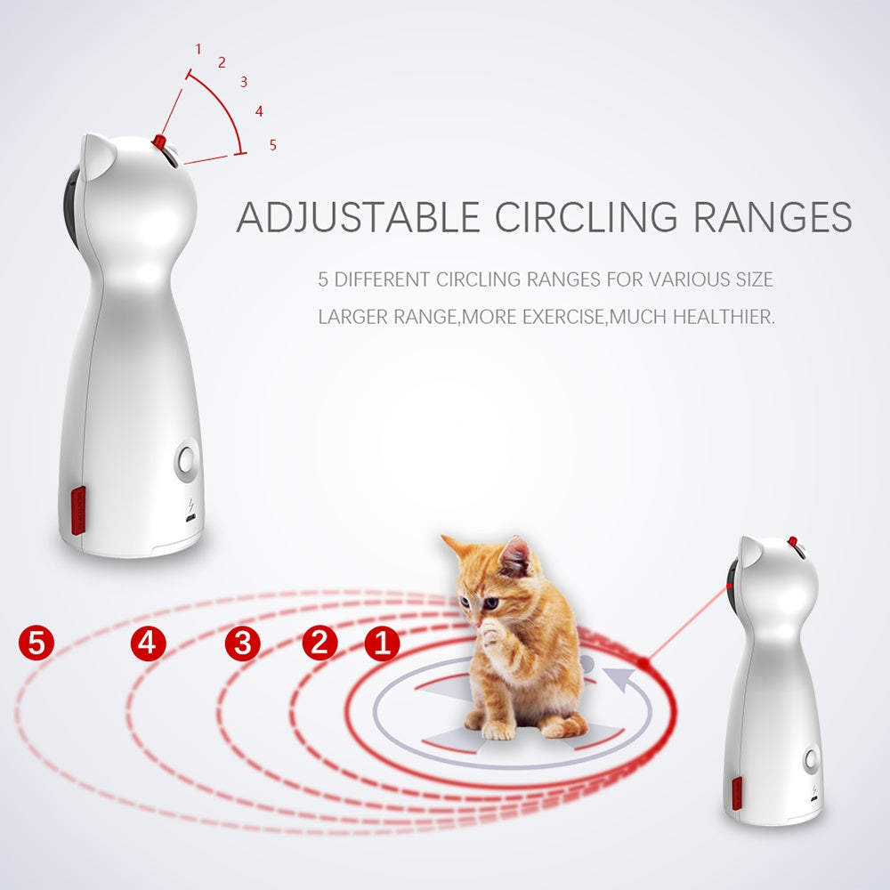 Laser Pounce: Automatic Interactive Cat Toy