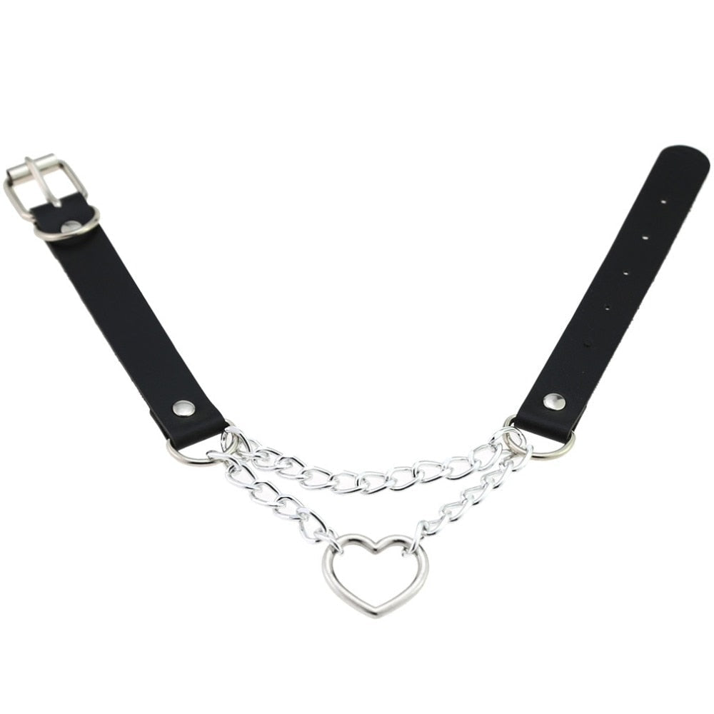 Kedjad Valentine Choker (15 färger)