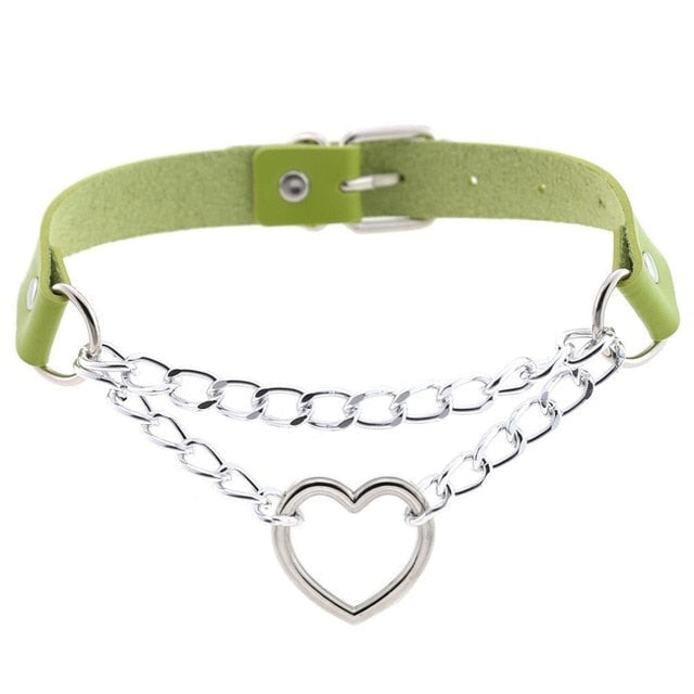 Kedjad Valentine Choker (15 färger)