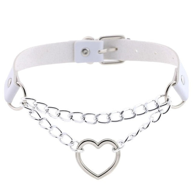 Kedjad Valentine Choker (15 färger)