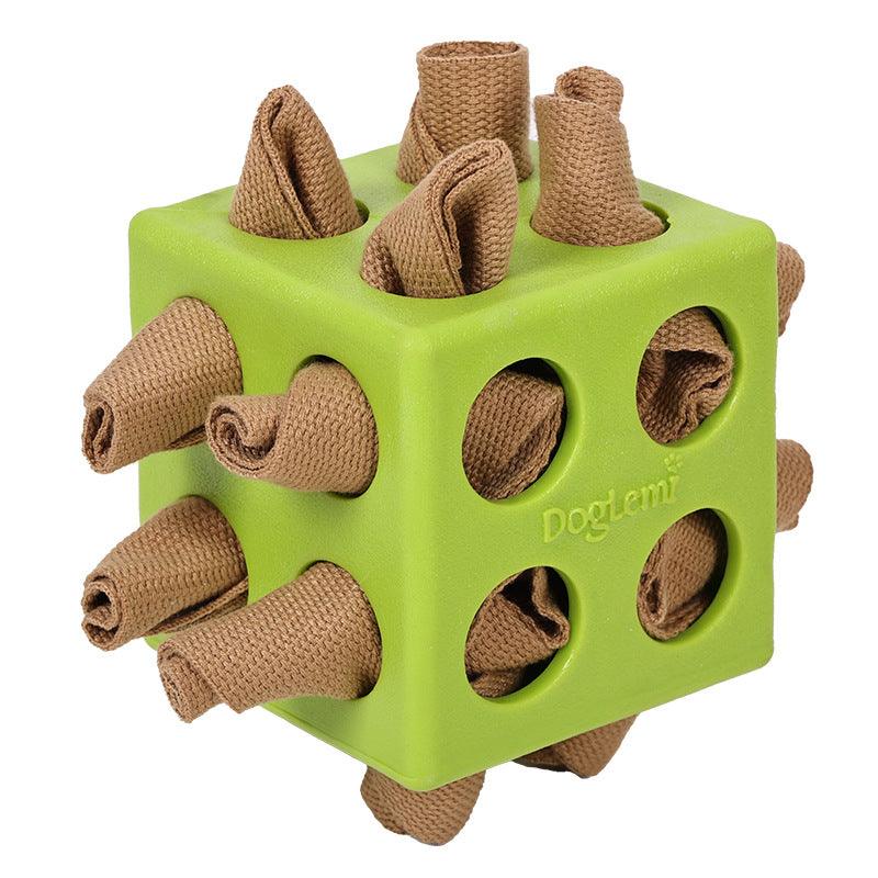 Chew & Learn Cube: Juguete educativo interactivo para perros