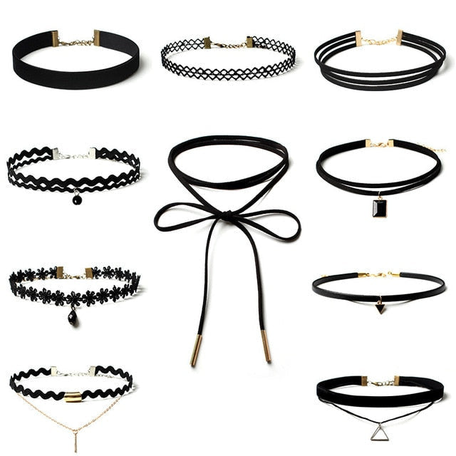 Halsband-Halsketten-Set