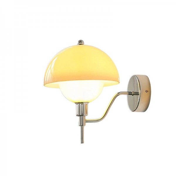 Cream Mushroom Walkway Wall Light