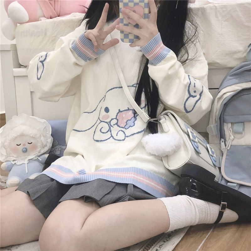 Cinnamoroll gebreide hoodie