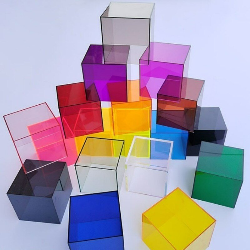 Colorful Acrylic Display Storage Box