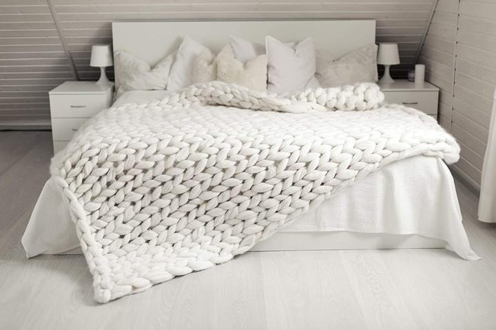 Comfy Knitted Blanket