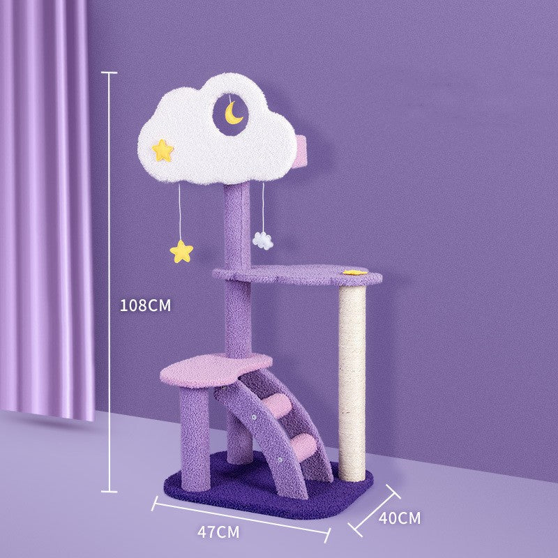 CosmicClimb Cat Tower Collection: Große Kratzstation mit mehreren Ebenen