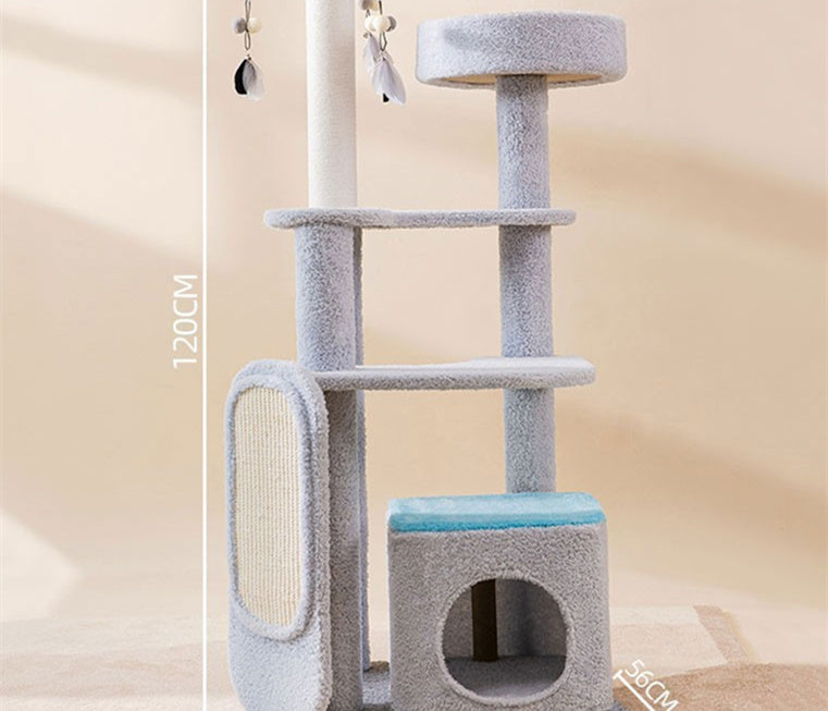 CosmicClimb Cat Tower Collection: Große Kratzstation mit mehreren Ebenen