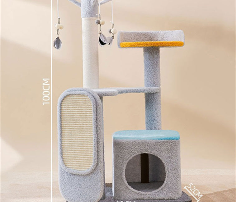 CosmicClimb Cat Tower Collection: Große Kratzstation mit mehreren Ebenen