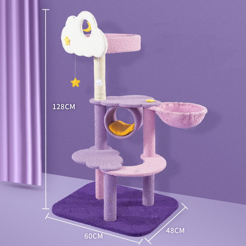 CosmicClimb Cat Tower Collection: Große Kratzstation mit mehreren Ebenen