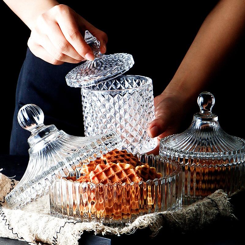 Crystal Glass Storage Jars