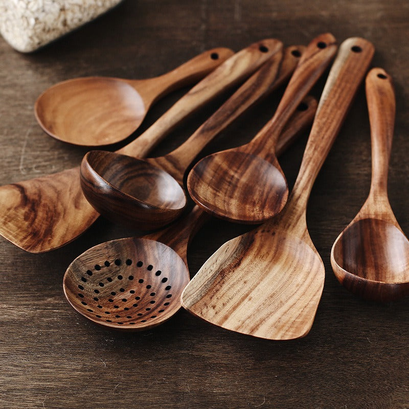 Pure Teak Culinary Collection (7 Piece Set)