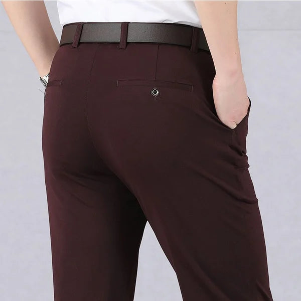 Pantalones Clásicos de Alta Elasticidad para Hombre