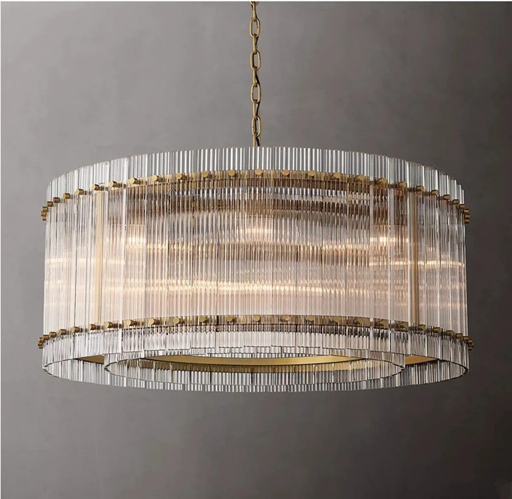 Regal Gleam Crystal Chandelier