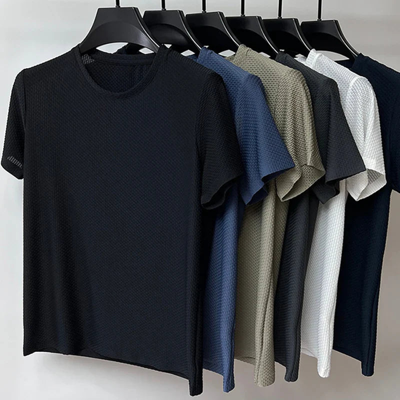 Huffmans AirFlow Mesh Seiden-T-Shirt