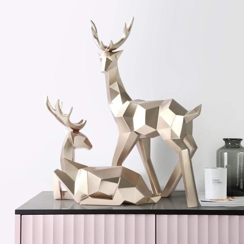 Sculpture de cerf