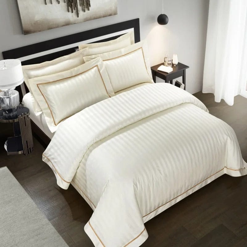 Prestige White Duvet Cover Set (Egyptian Cotton)