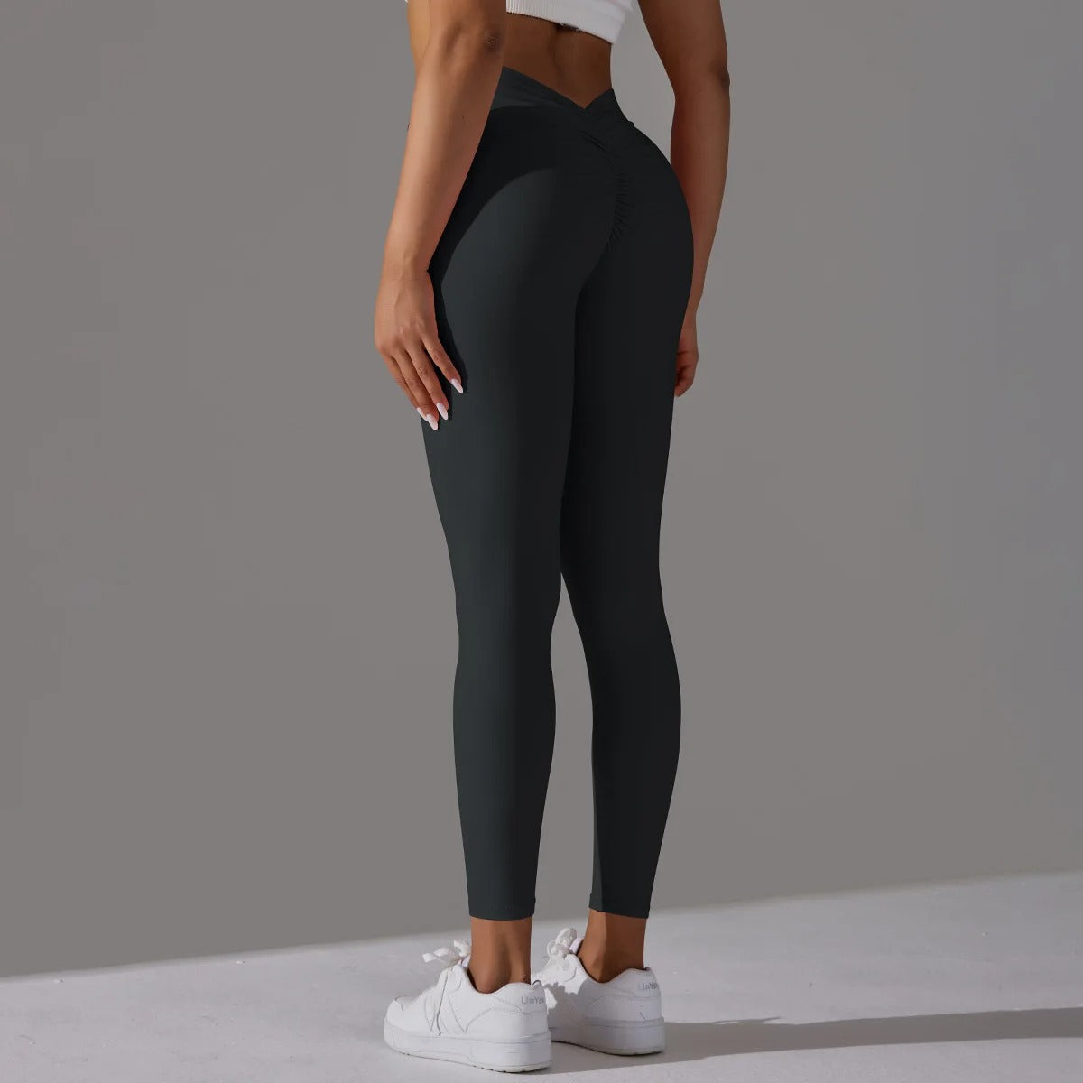 V-Back High Waisted Leggings