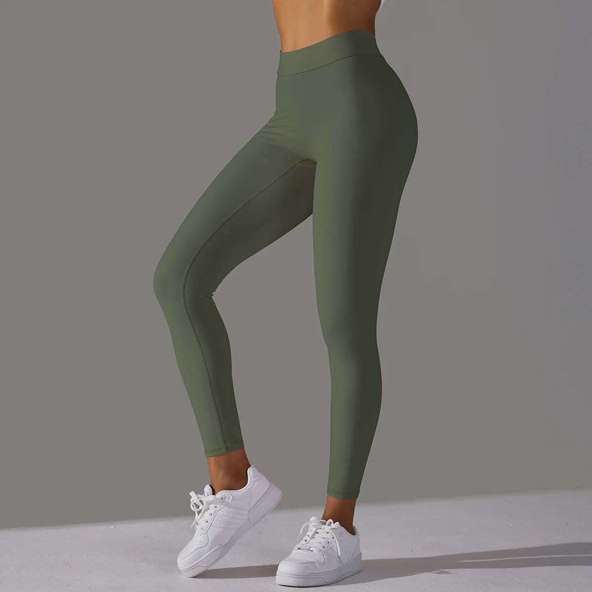 V-Back High Waisted Leggings