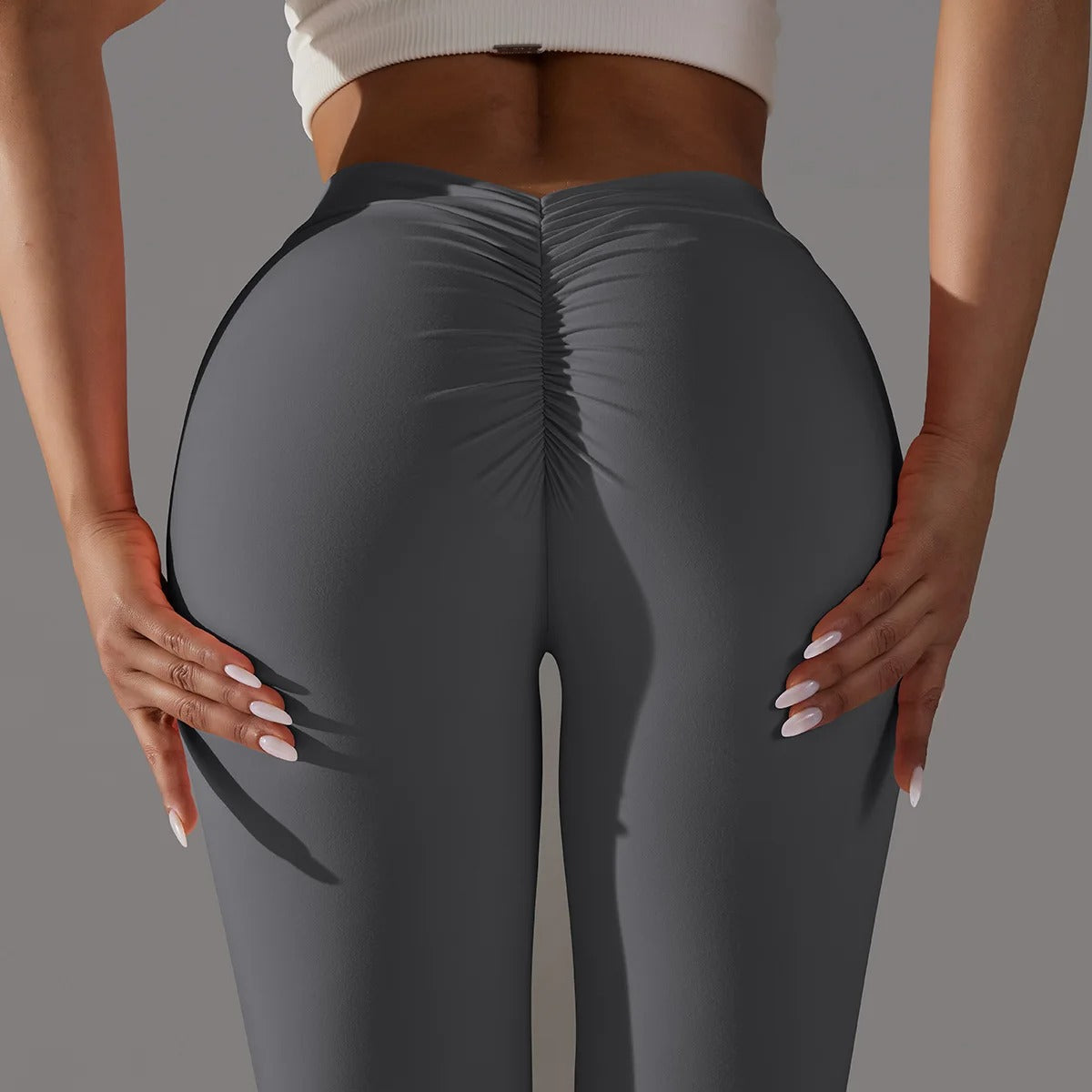 Legginsy z wysokim stanem V-Back