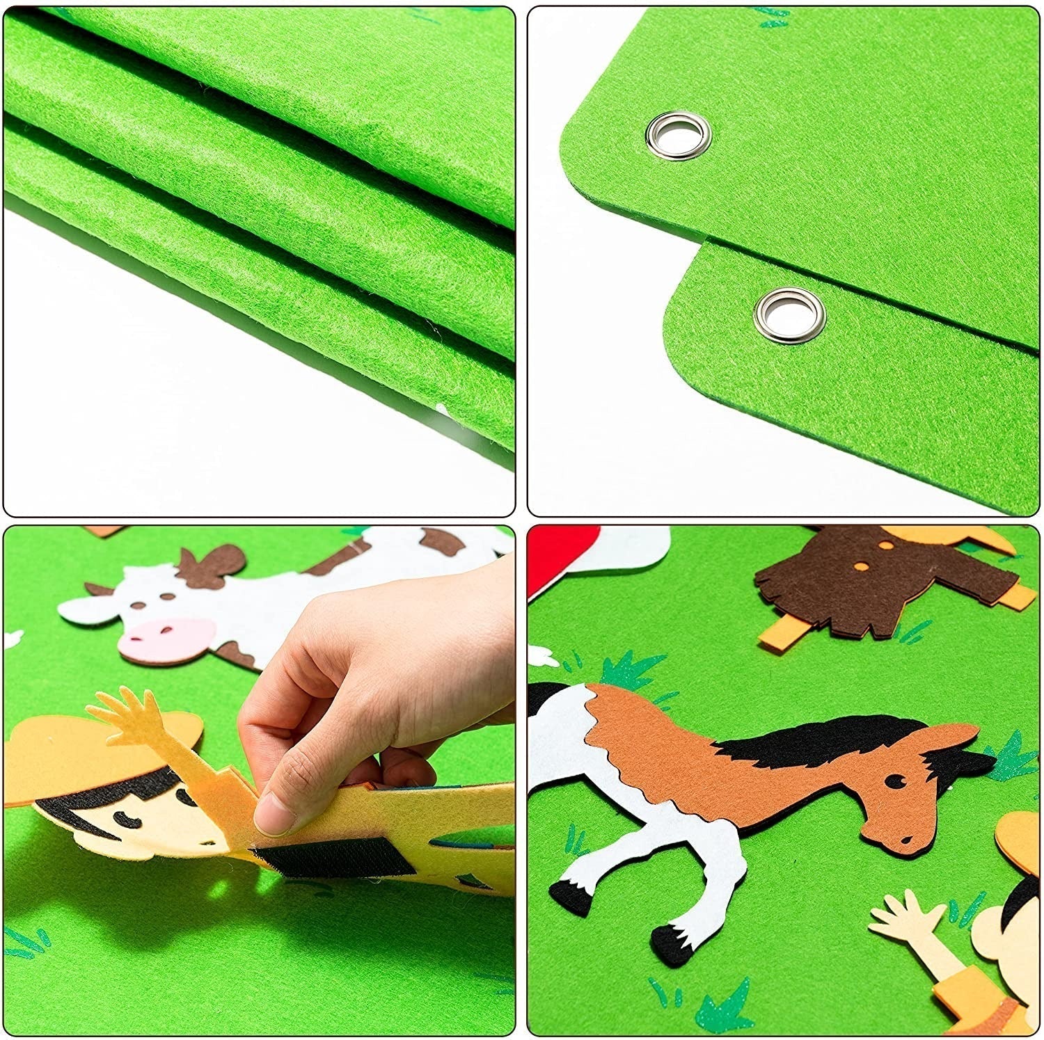 FeltBoard™ - Scopri animali fantastici - Un regno animale su una tavola di feltro