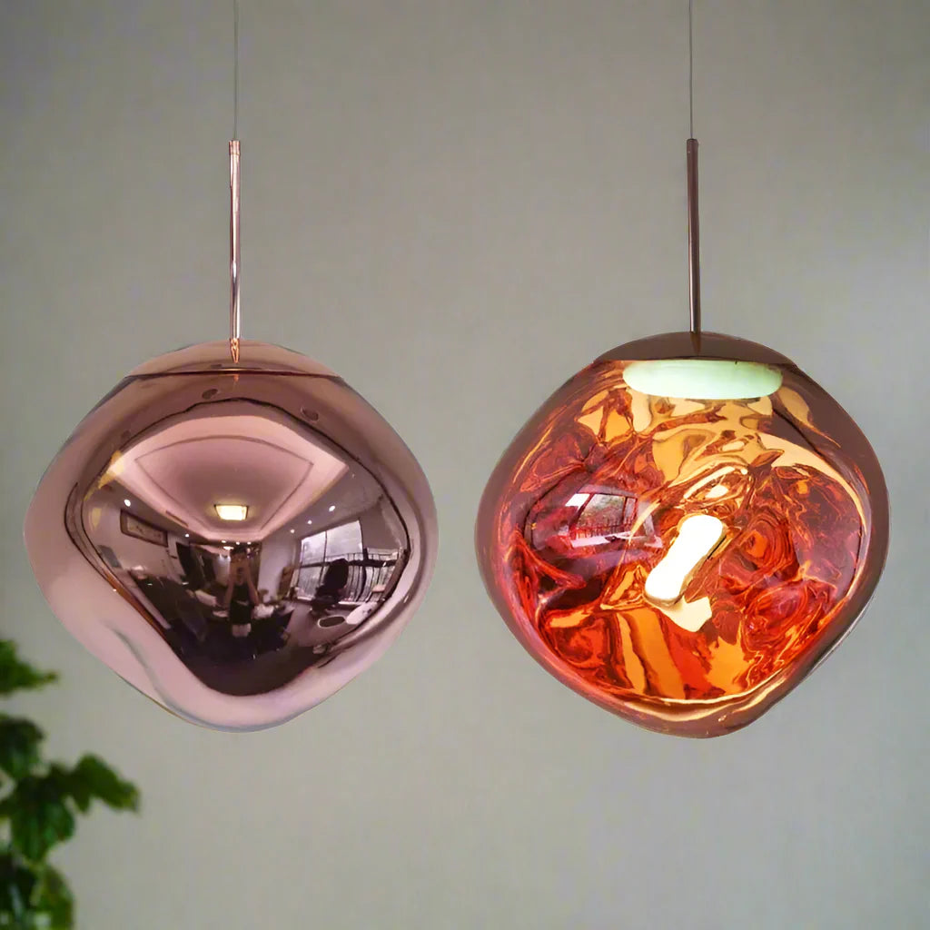 Lampes suspendues en verre nordique