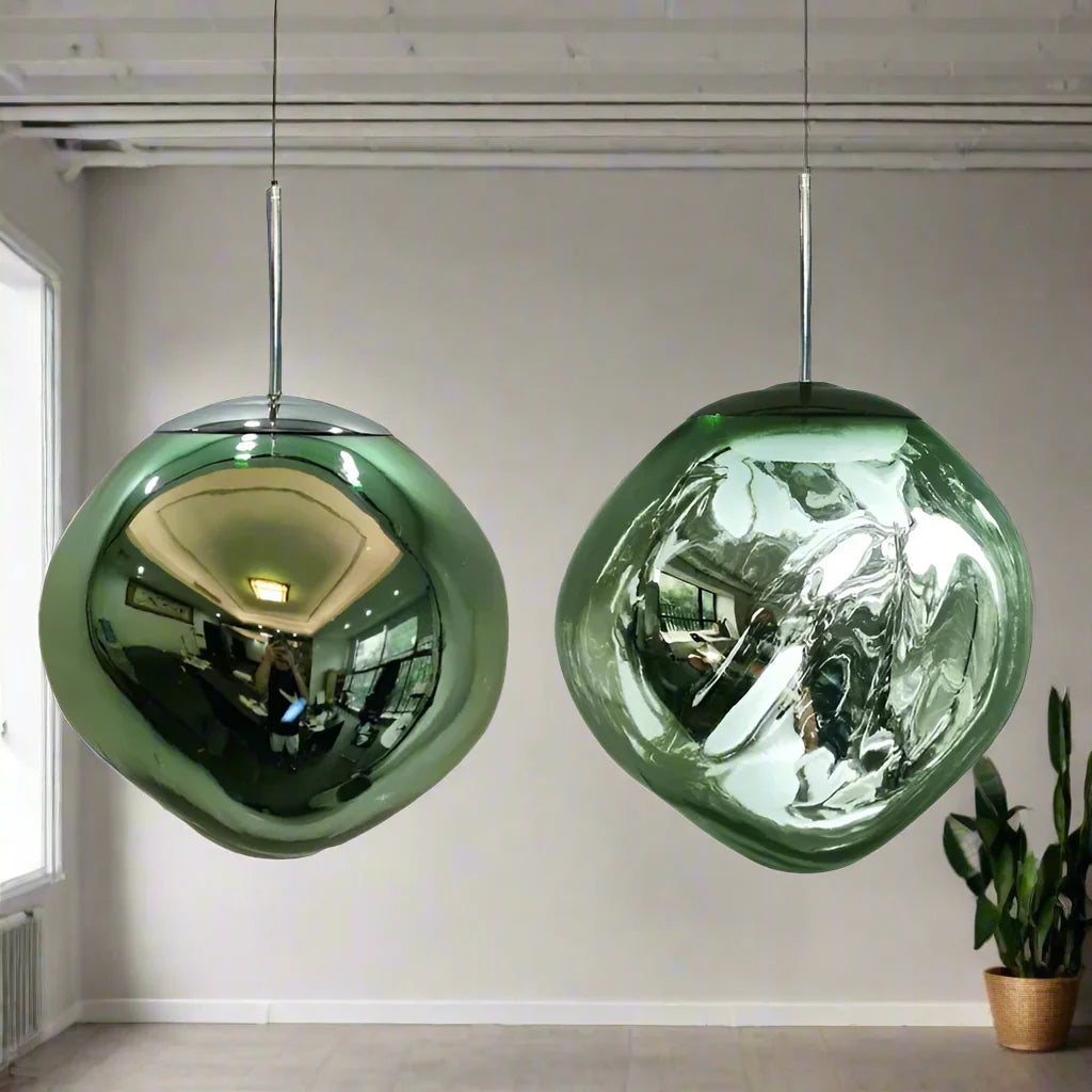 Lampes suspendues en verre nordique