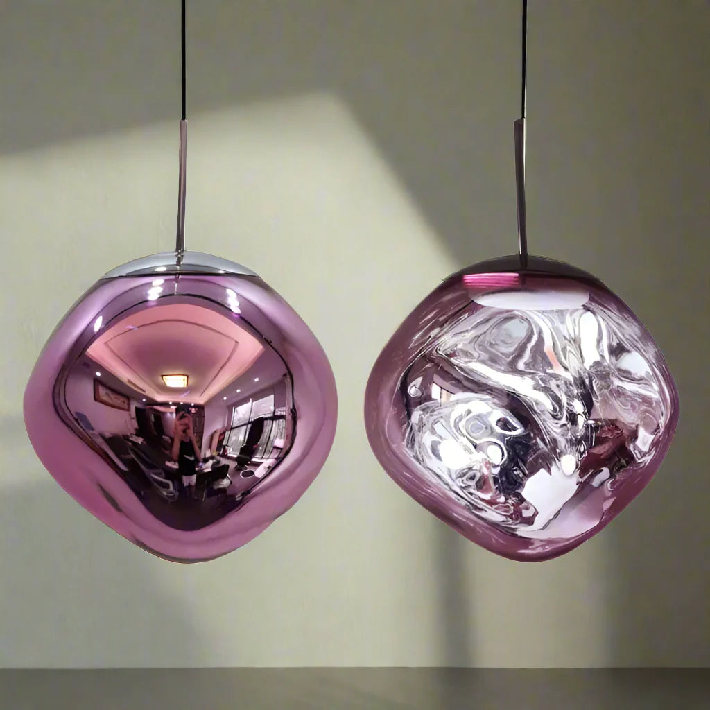 Lampes suspendues en verre nordique