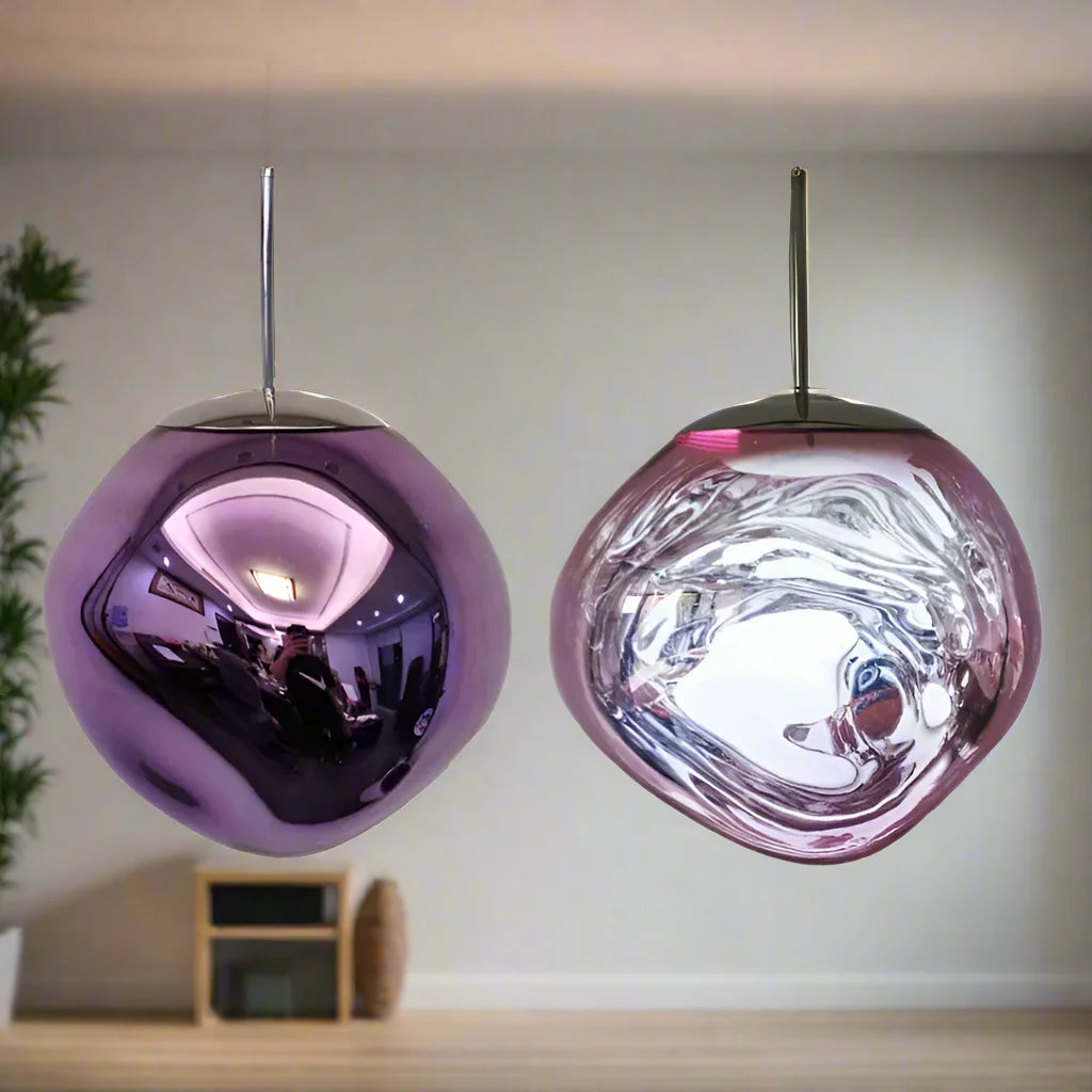 Lampes suspendues en verre nordique