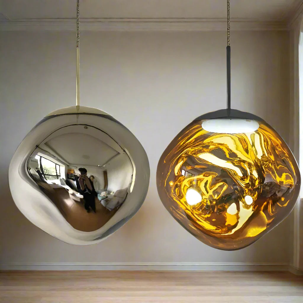 Lampes suspendues en verre nordique