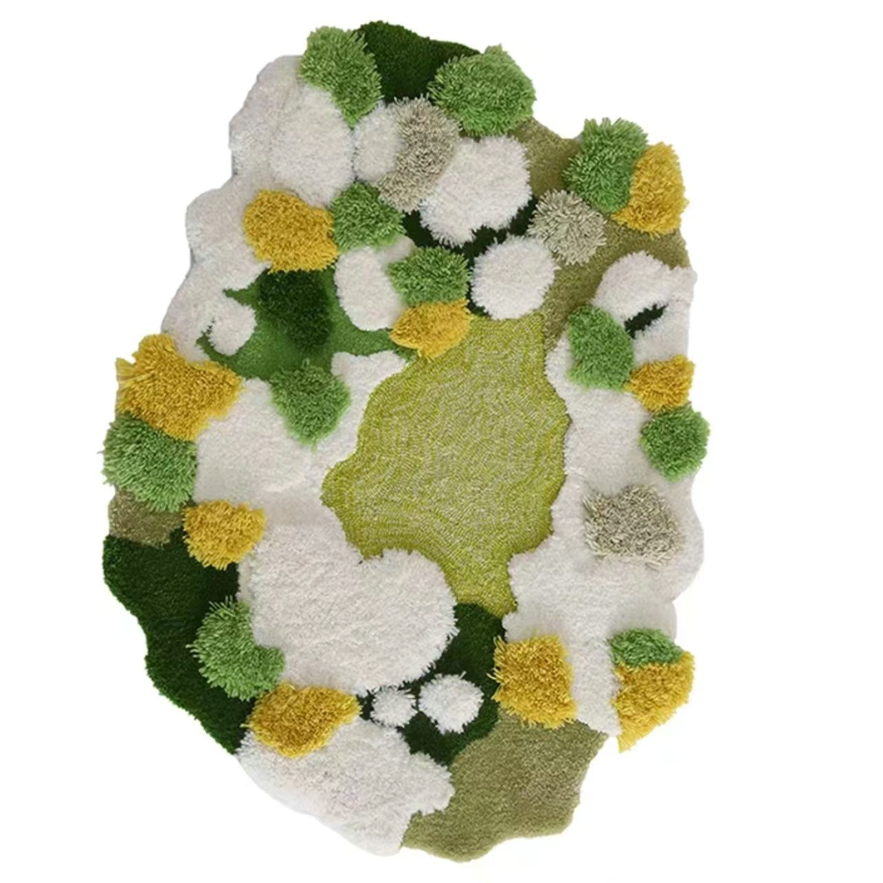 Green Moss Tufted Rug