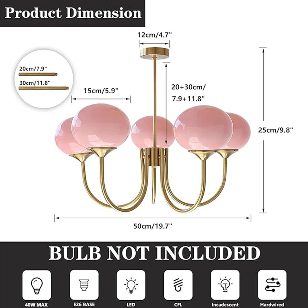 Lampadario Blush Glow