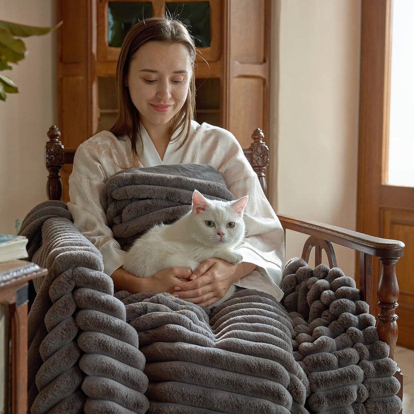 Coperta da tiro relax di lusso nordica