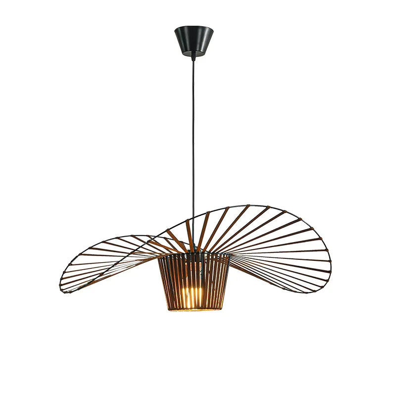 Vrimlo Straw Arc Chandelier