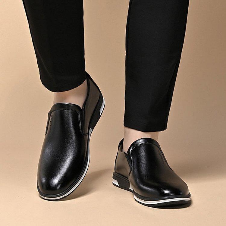 Klassieke elegantie: 'ElegantStride' premium leren loafers voor heren