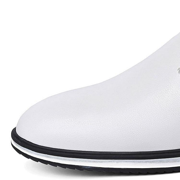 Klassieke elegantie: 'ElegantStride' premium leren loafers voor heren