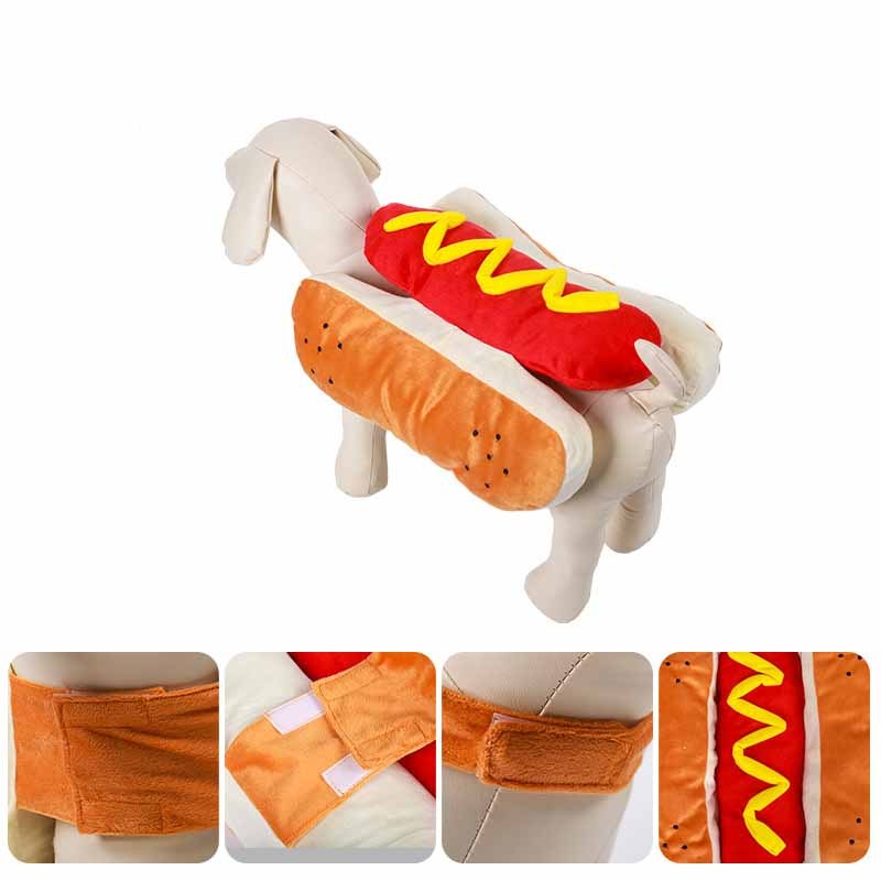 Sizzling Hot Dog Pet Kostym