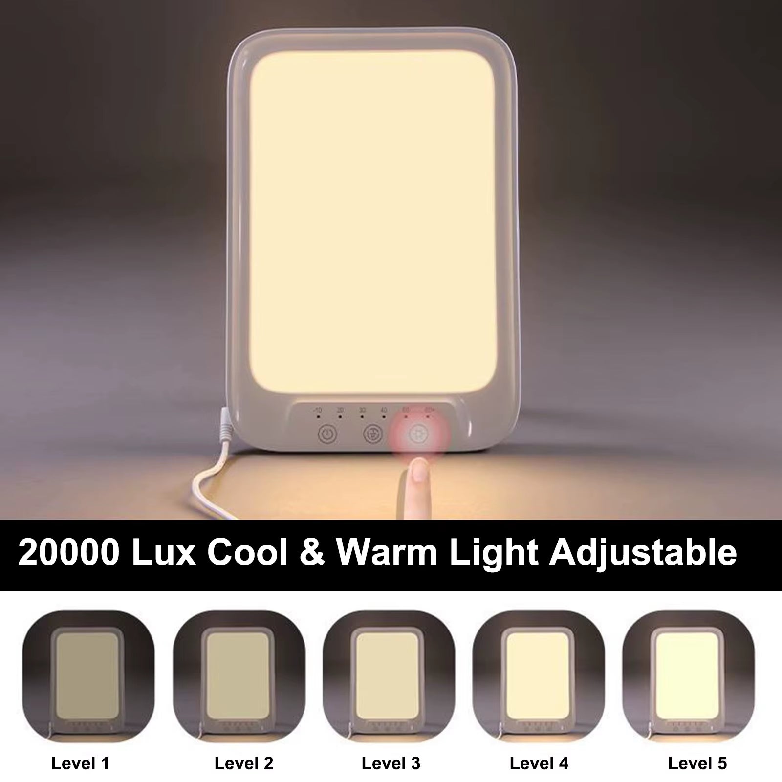 Lampada per terapia della luce 20000 Lux