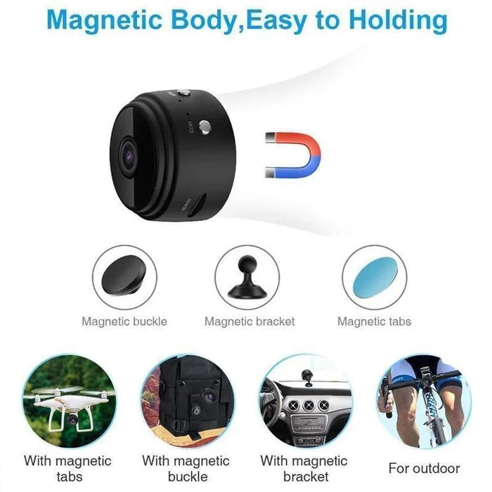 1080P Telecamera Mini WiFi Magnetica