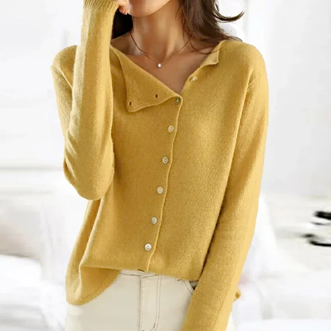 Sweater/cardigan com botões