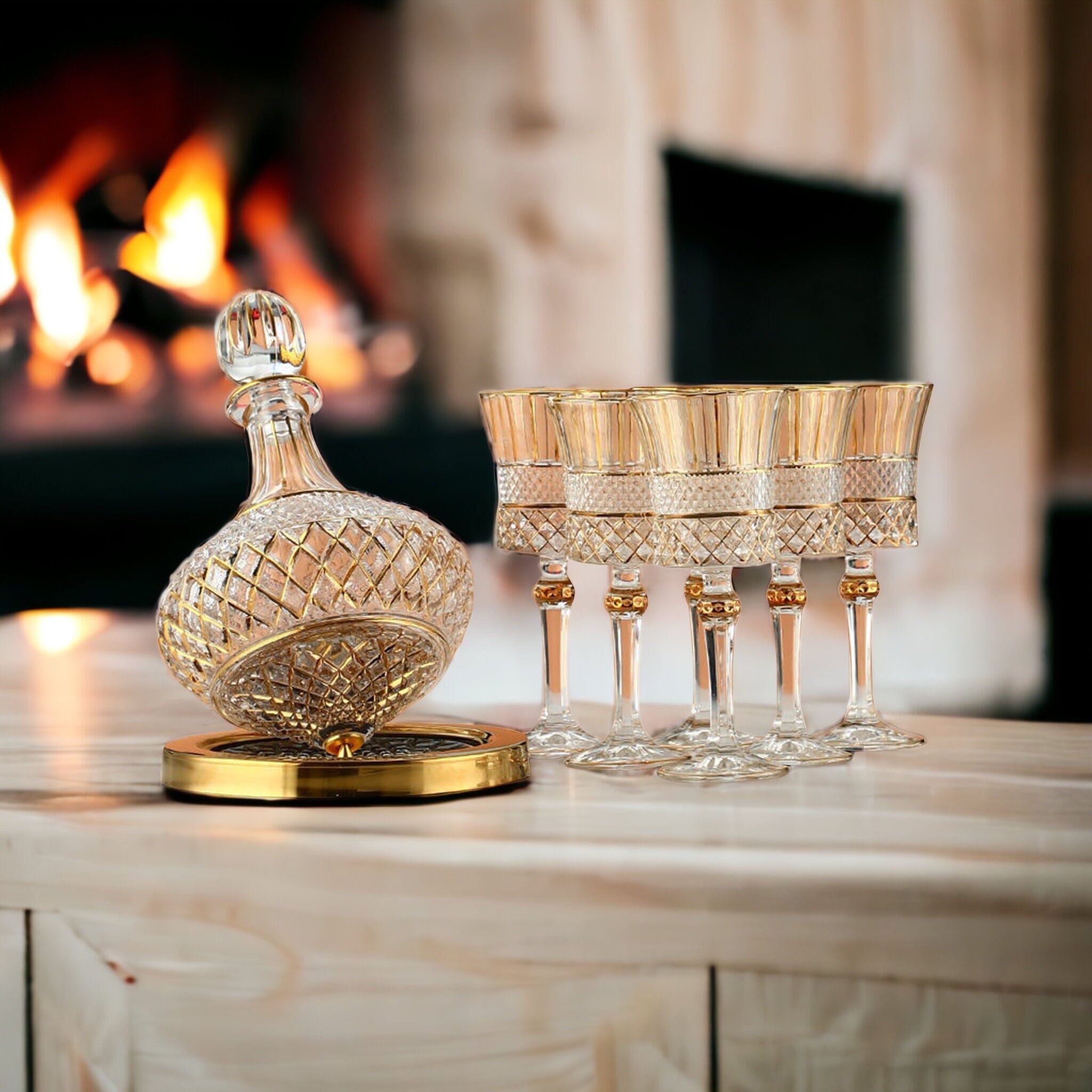 Eugenie Crystal Glass Decanter