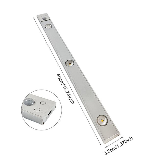 Wireless Smart LED luminaire with motion sensor lamp