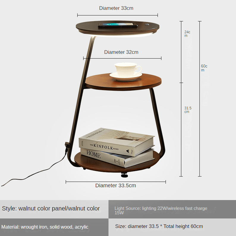 Sven Chestnut Table Lamp