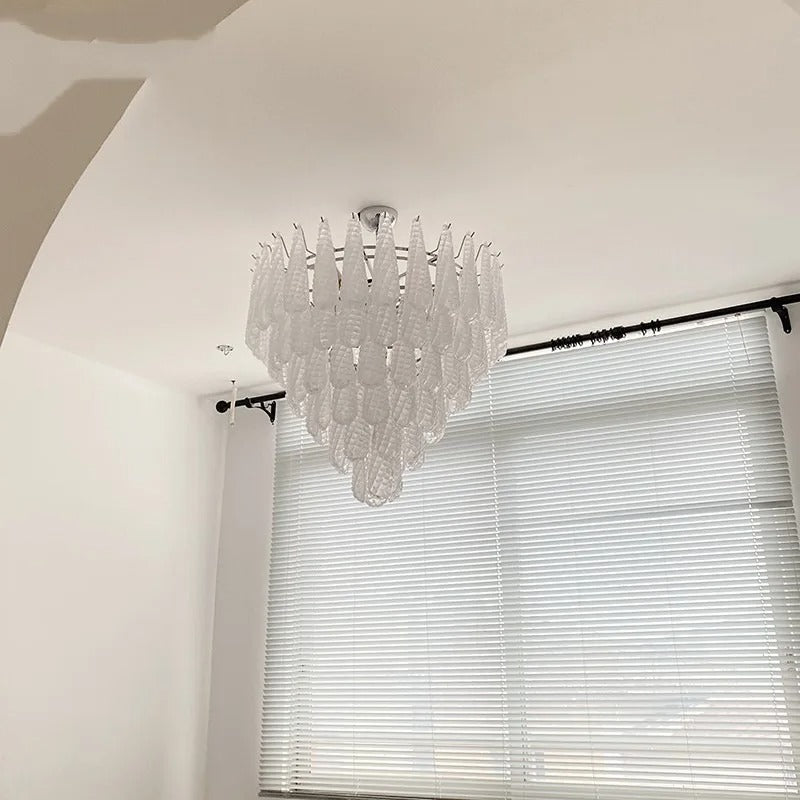 Frosted Veil Snowfall Chandelier